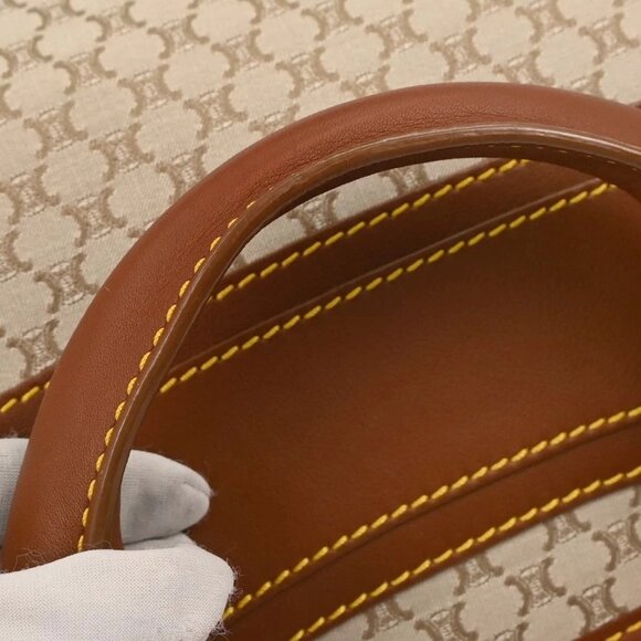 Celine Beige Canvas Macadam Boogie Tote Handbag YS00/14 177602 - Picture 7 of 10